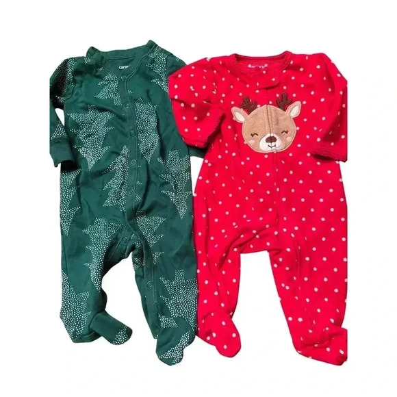 CARTERS 3 months sleepers bundle of 2 - Picture 1 of 4